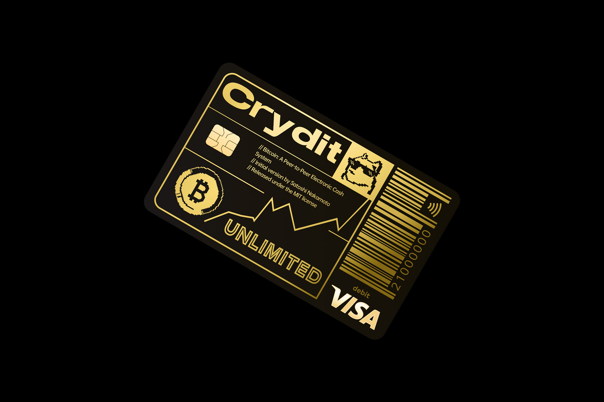 Crydit VISA debit